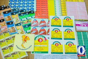 รับออกแบบและพิมพ์สติกเกอร์ทุกชนิด